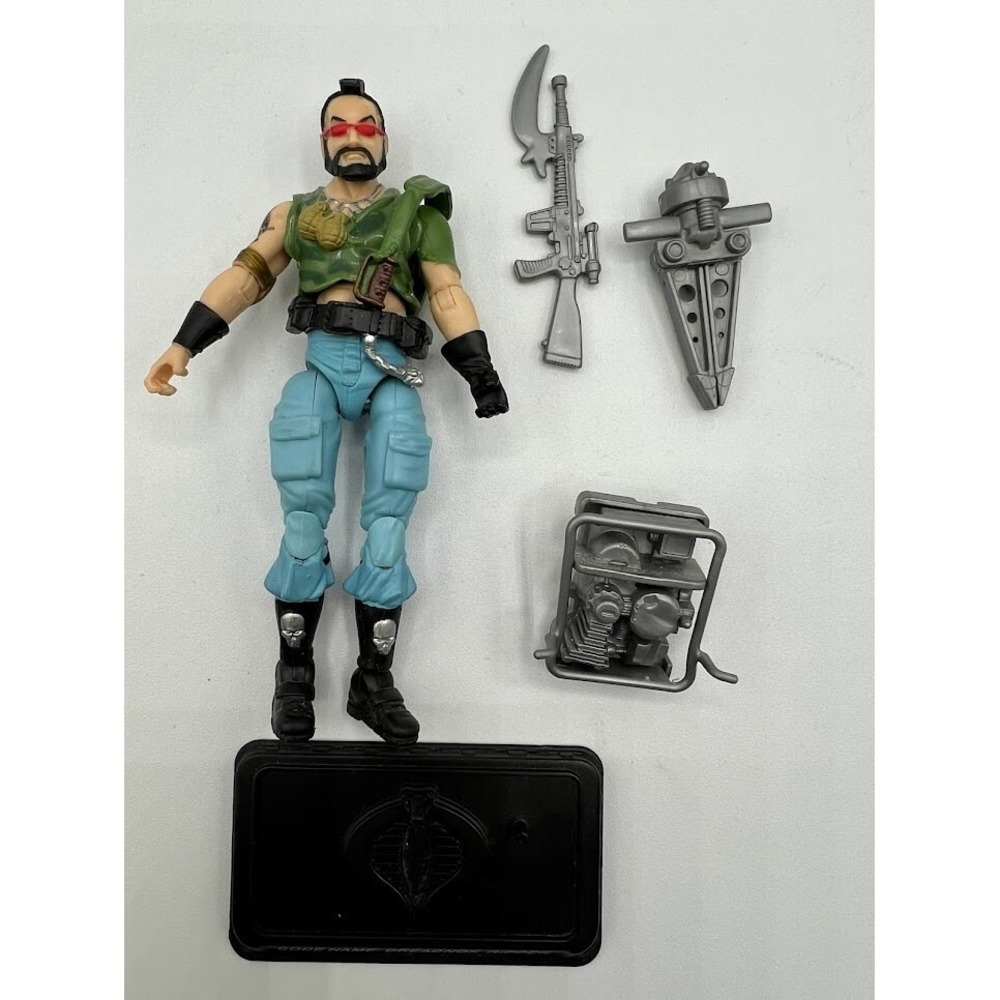 G.I. Joe Cobra Dreadnok Ripper v6 25th Anniversary 2008 HASBRO 3.75" - P-16